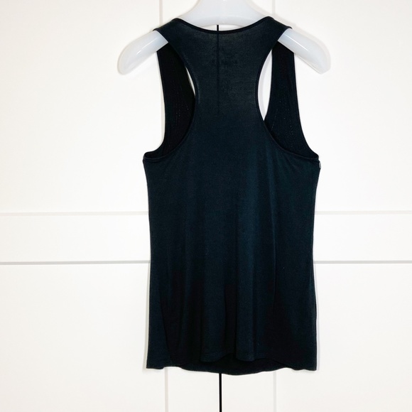 Miley Cyrus + Max Azria Sequin Bow Black Black Racer Back Tank Top - Picture 2 of 4